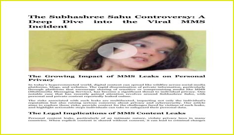Subhashree MMS Video: The Truth Behind The Controversy